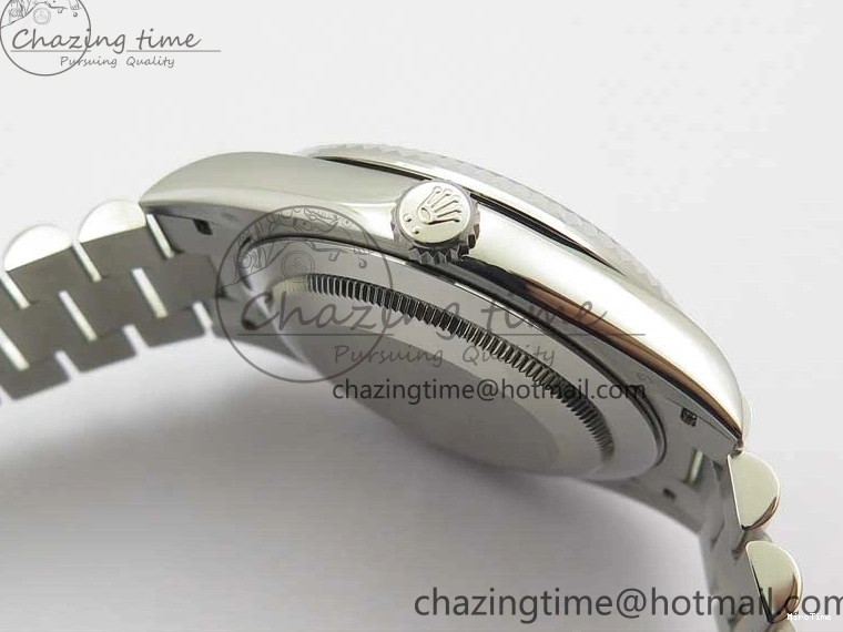 MiroTime 0421 WaterResistant Day Date 40 SS Bp Maker 1:1 Best Edition Tiffany Blue Roman Dial on SS Bracelet A 2549